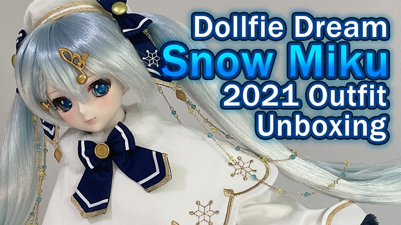 Unboxing Volks Dollfie Dream Costume Snow Miku 2021 Glowing Snow