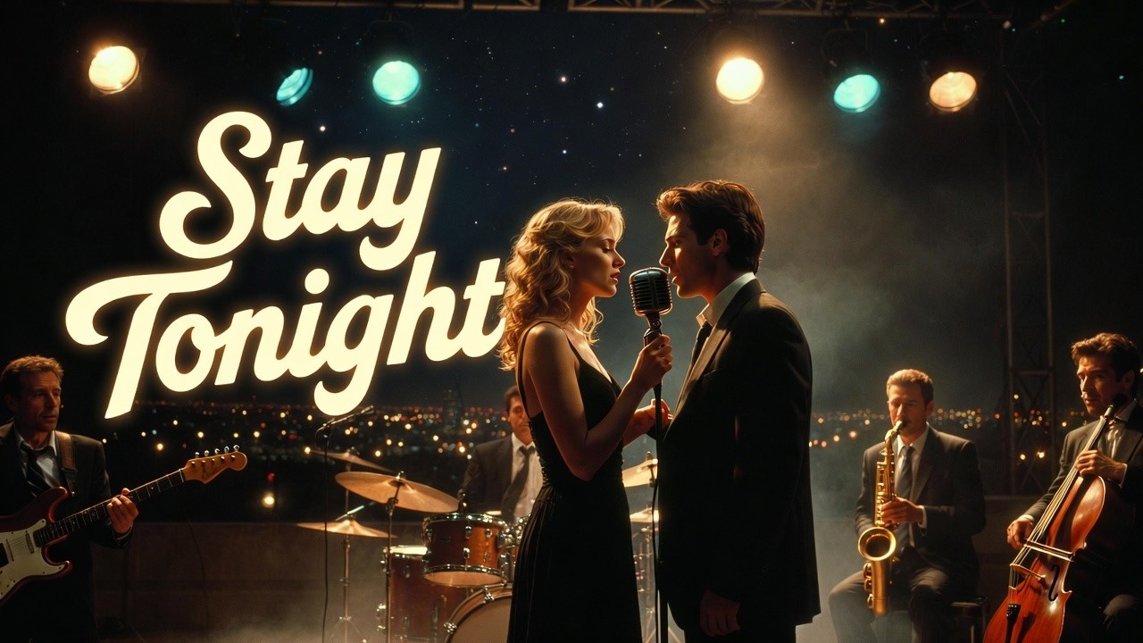 Stay Tonight – Classic 90s Romantic Duet | Rooftop Live Band Performance