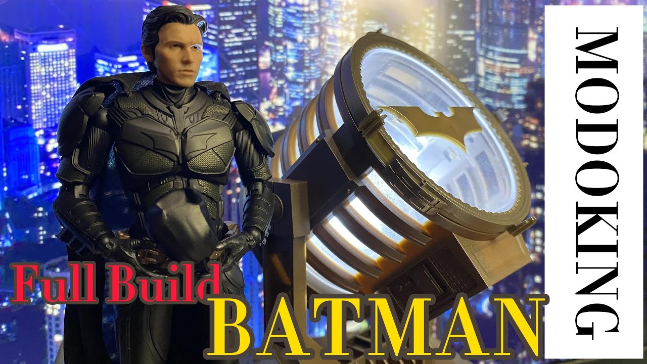FULL BUILD Modoking Batman 1:12 The Dark Knight Trilogy Model Kit  Series Battle Suit Deluxe Edition