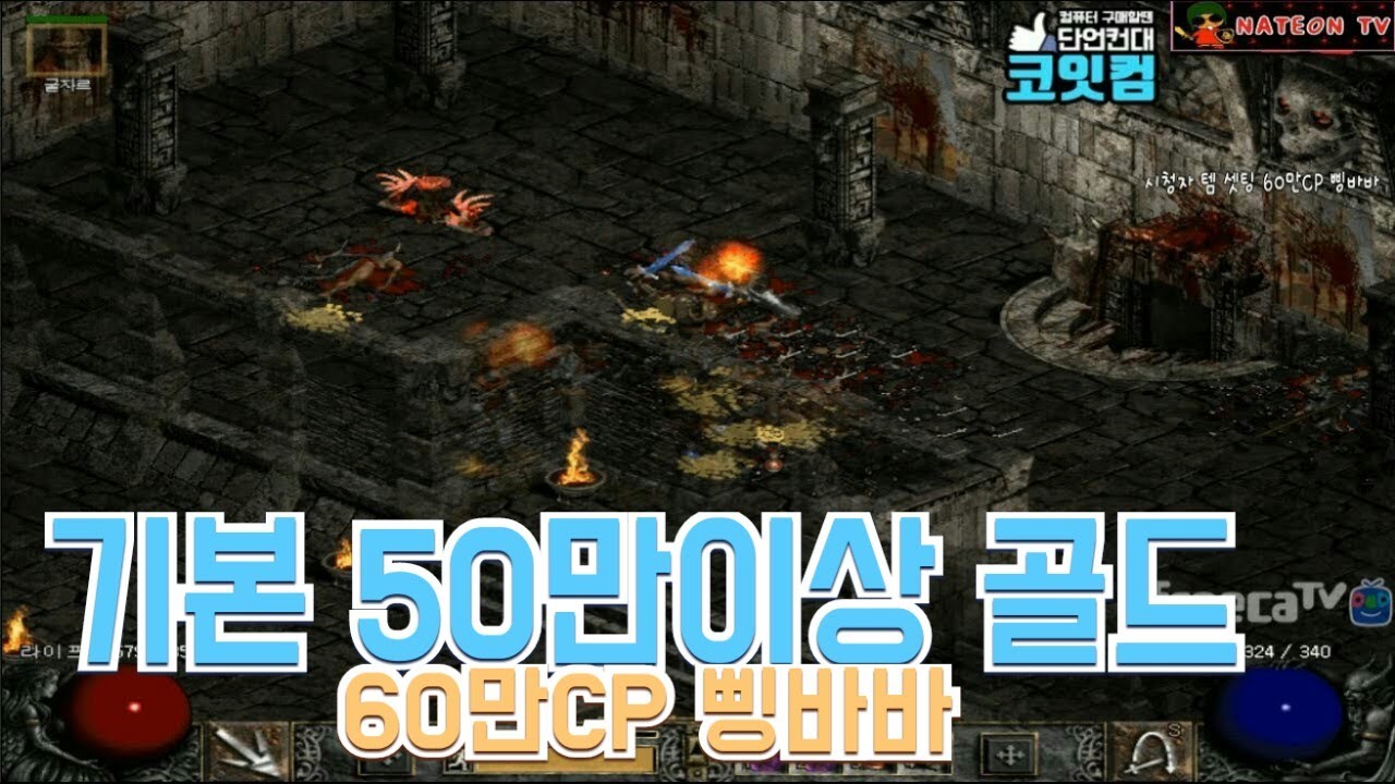 NATEON 디아블로2 템 셋팅 60만CP 삥바바  Diablo2