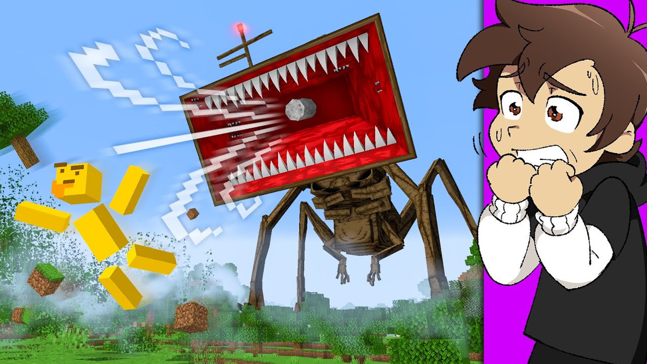 Использую MEGA HORN, чтобы обмануть друзей в Minecraft