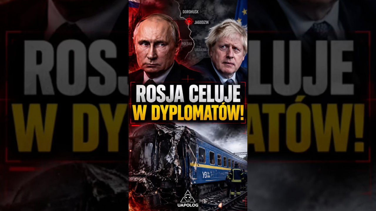 BORIS JOHNSON W STREFIE ROSYJSKIEGO ATAKU! Pociąg zatrzymany przy Polsce