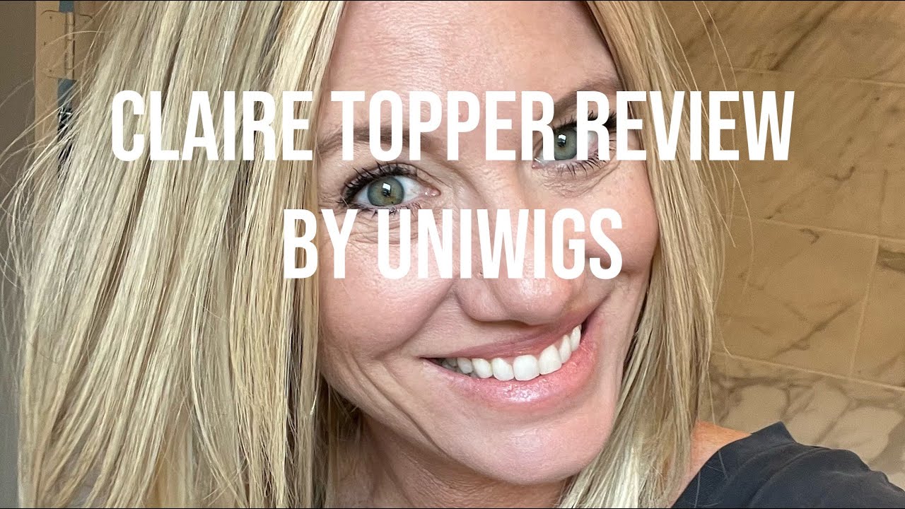 UNIWIGS CLAIRE TOPPER REVIEW in Vanilla Butter Blonde