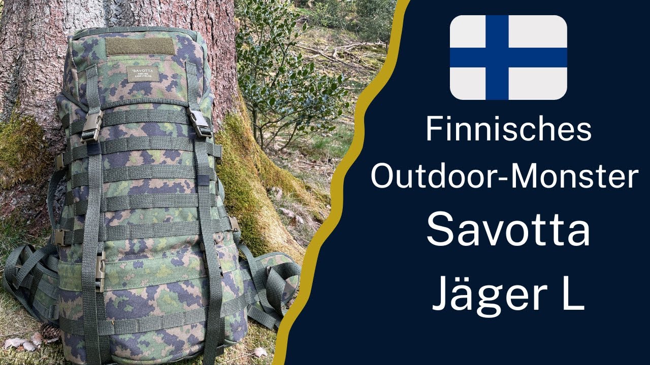 Savotta Jäger L – Der beste Bushcraft-Rucksack? 🤔
