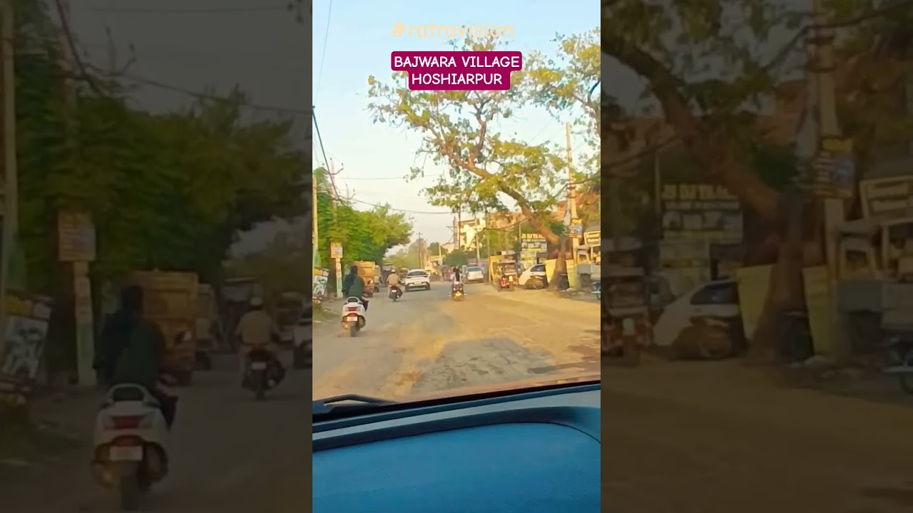 Pind Bajwara Da Road! Dangerous road in Hoshiarpur #ratravision