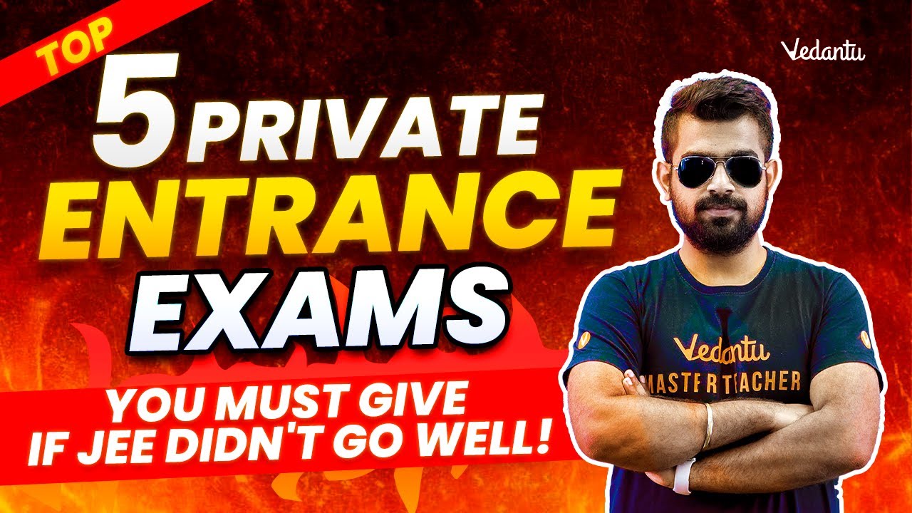 📢Top 5 Private Entrance Exams You MUST Give If JEE Didn't Go Well🔥Shimon Sir