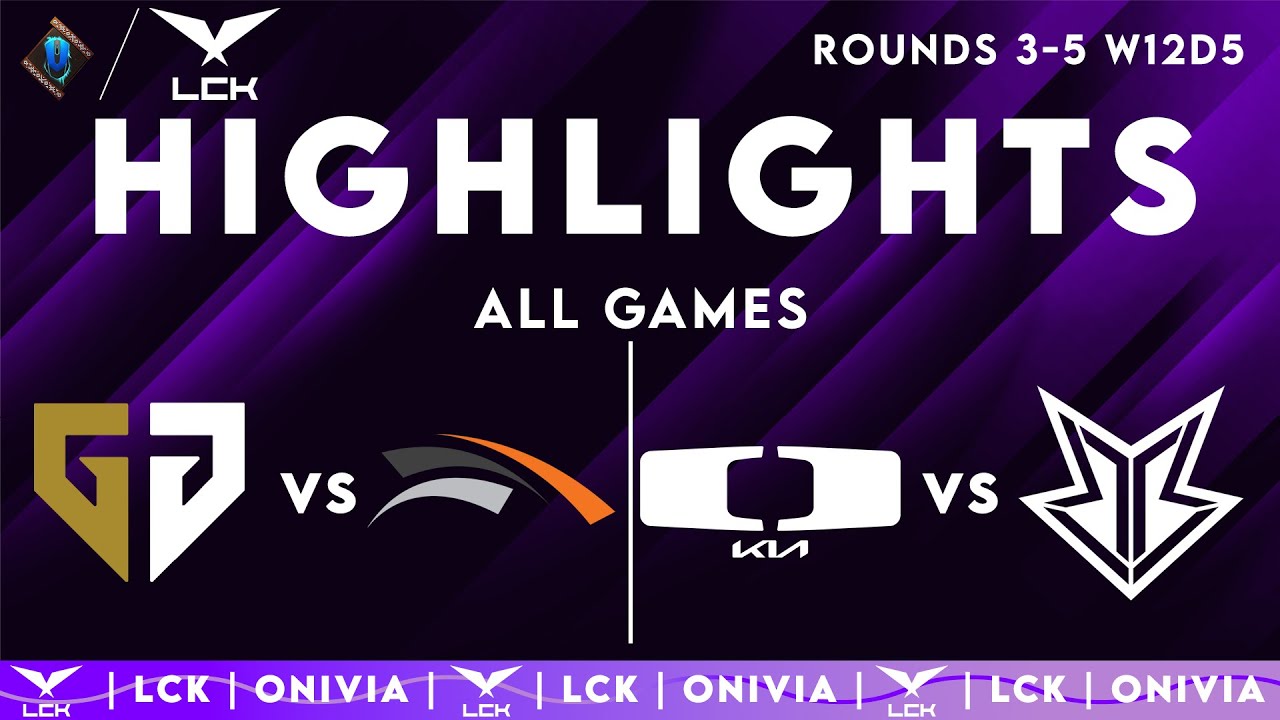 LCK Highlights ALL GAMES Week 13 Day 5 — LCK 2025 Rounds 3-5 by Onivia