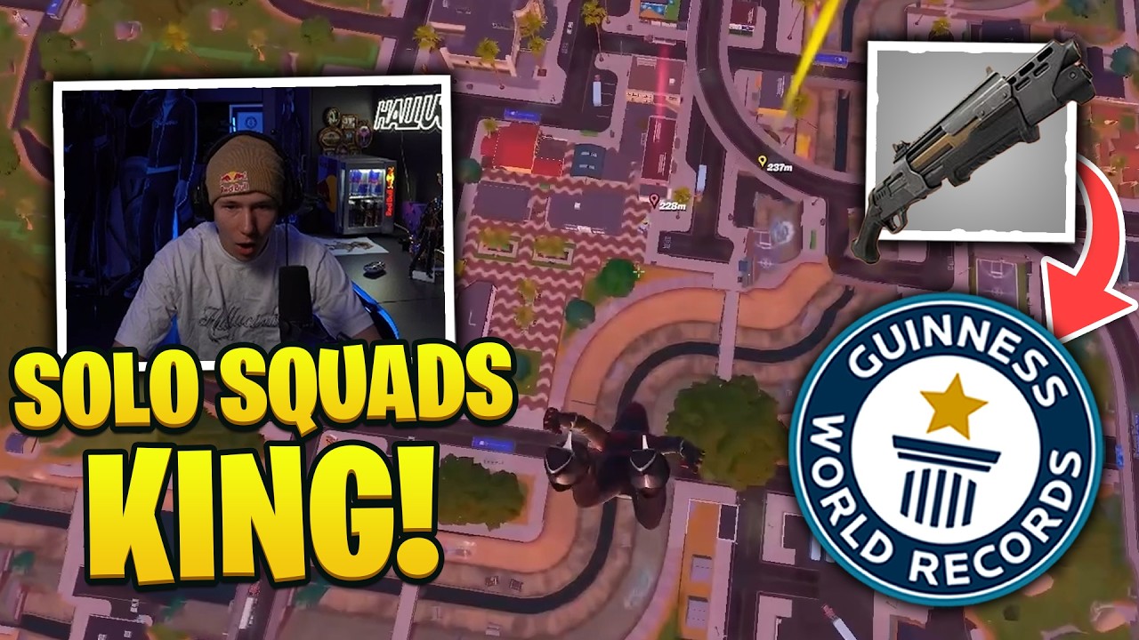 MrSavage Tries to Break the WORLD RECORD for Kills in Solo Squads