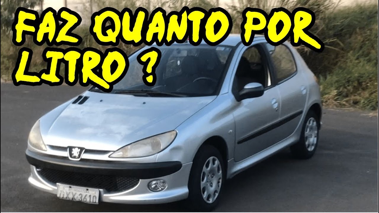 CONSUMO PEUGEOT 206 1.4 NA CIDADE E RODOVIA! GASTA MUITO?