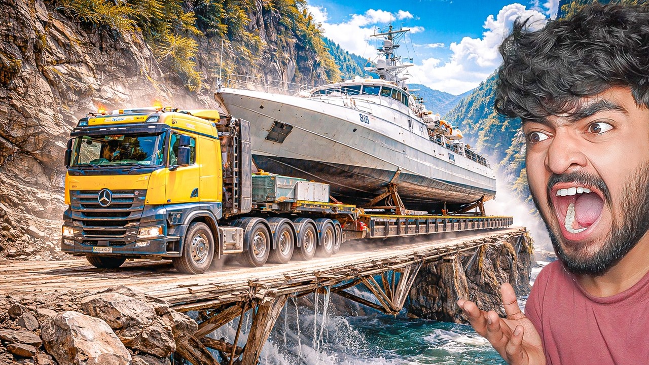 CRAZY DRIVER PULLED THE HEAVIEST LOAD EVER!