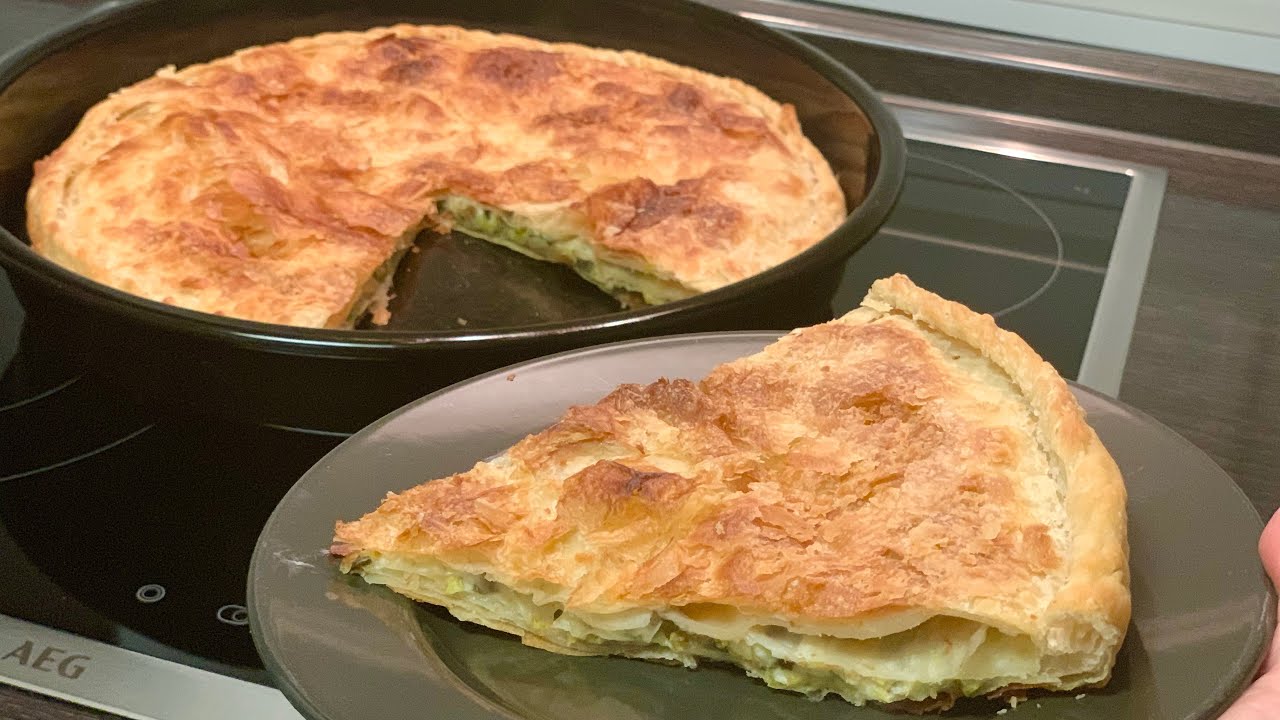 Pite me purri ( presh)/Bürek mit Lauch 🇦🇱🇩🇪receta/rezept⬇️ nr.81