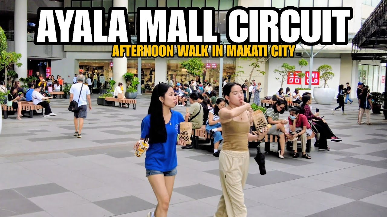 AYALA MALL CIRCUIT  WALKING TOUR IN MAKATI PHILIPPINES[4K]