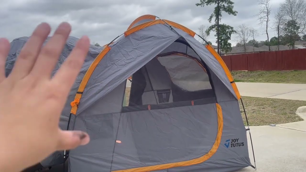 JOYTUTUS SUV Camping Tent, Ourdoor SUV Tent with Double Door Design Review