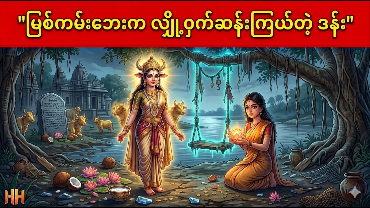 မြစ်ကမ်းဘေးက လျှို့ဝှက်ဆန်းကြယ်တဲ့ ဒန်း