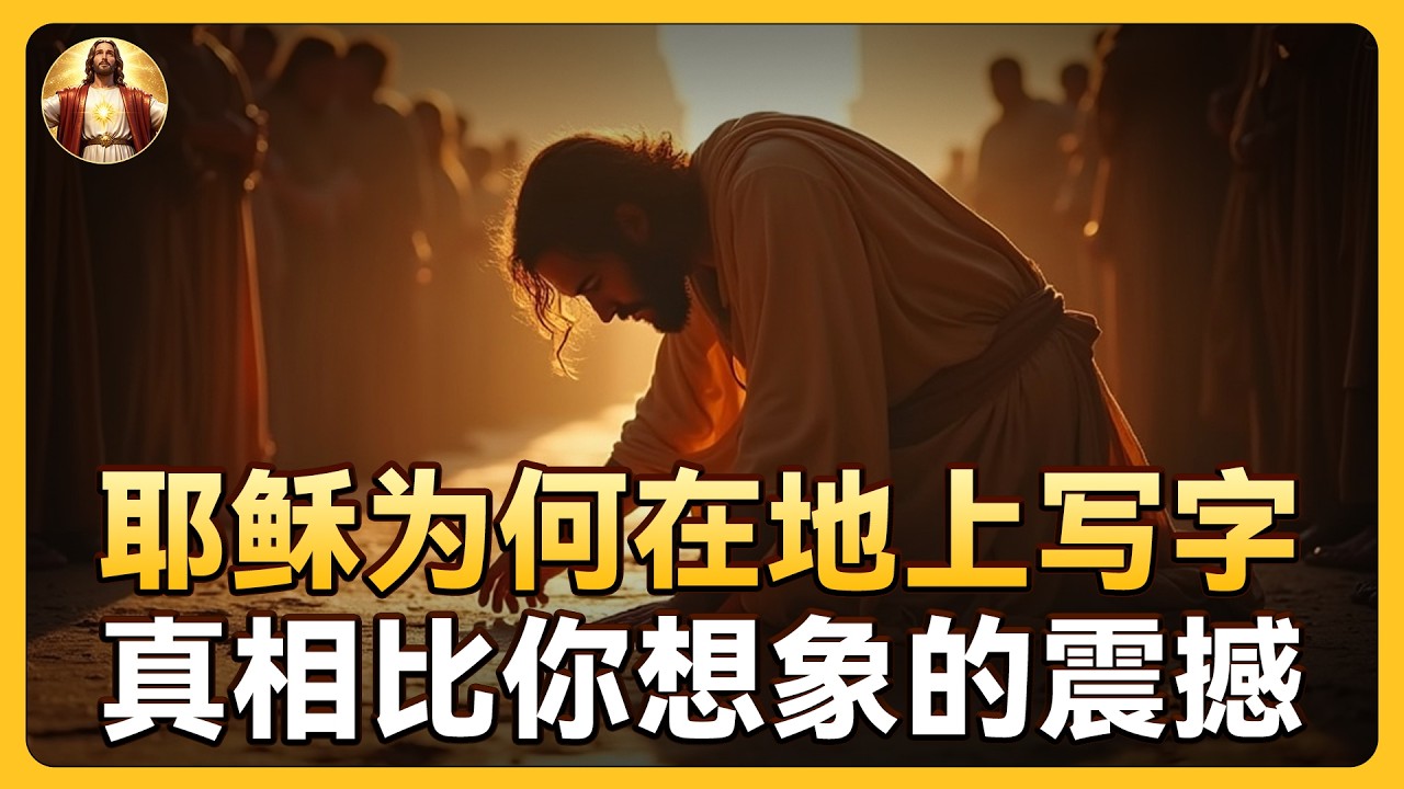 耶稣为何在地上写字，背后藏着深刻含义，他到底写了什么字？