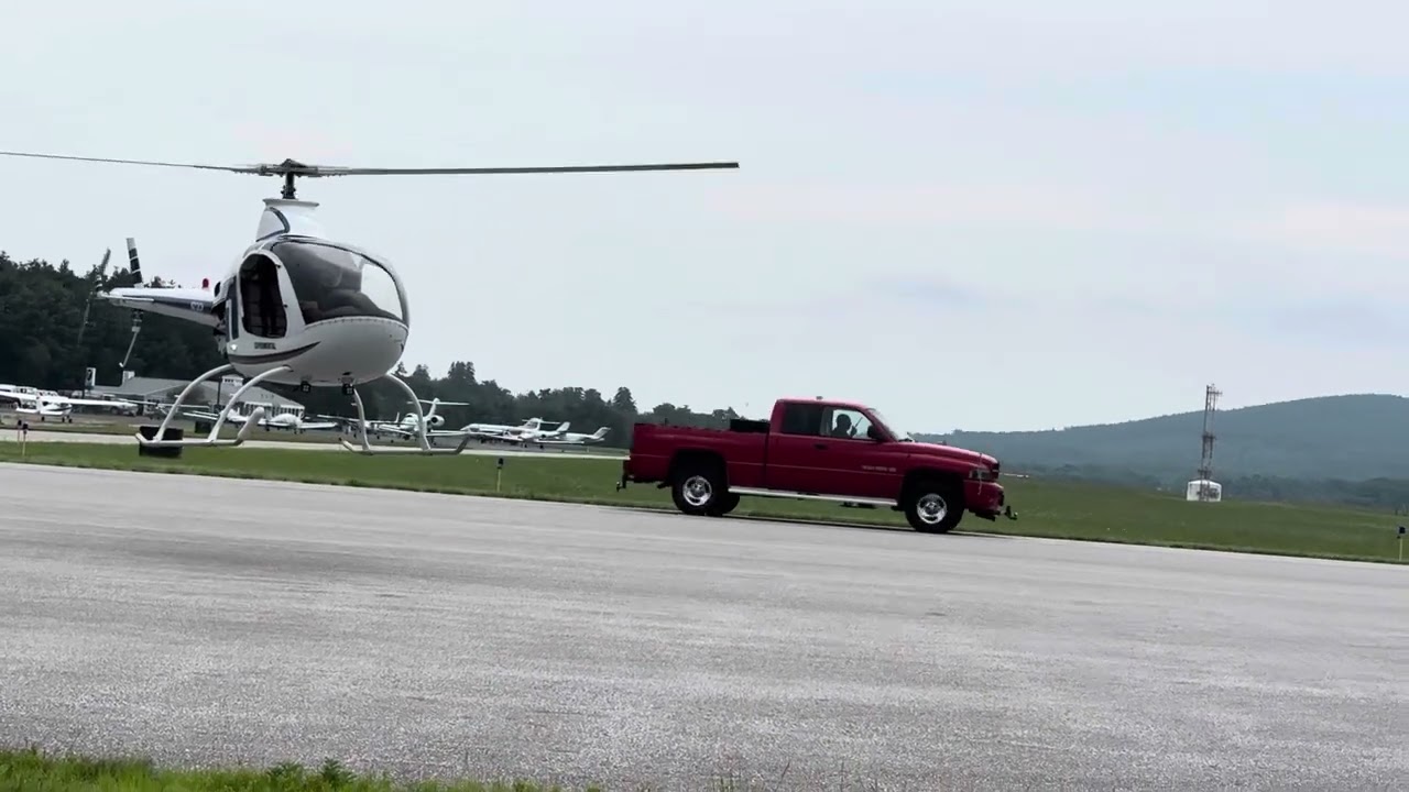 Rotorway first Hover Solo for Karl.