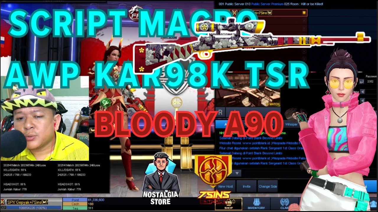 SCRIPT AWP MOUSE MACRO BLOODY A90 VERSI PERTAMA !!