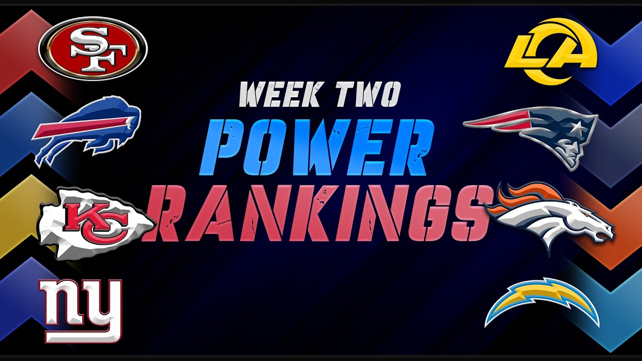 NFL Week 2 Power Rankings