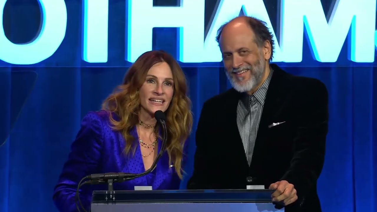 Luca Guadagnino and Julia Roberts Receive with Visionary Tribute | 35th Gotham Film Awards