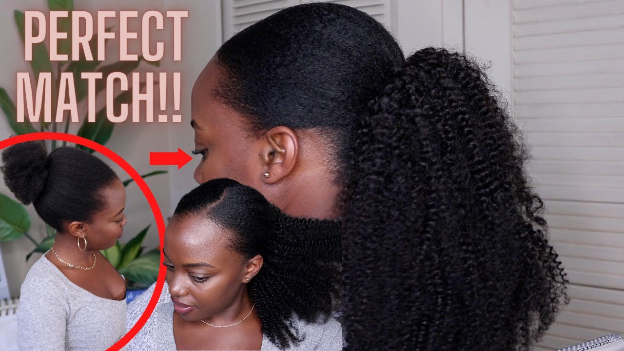 Mind Blown Match! 4C Hair Drawstring Ponytail ft. BetterLength
