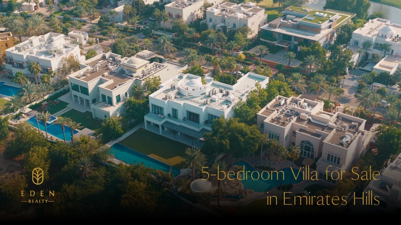 5-bedroom Villa for Sale in Emirates Hills | Golf Course Views | Contemporary