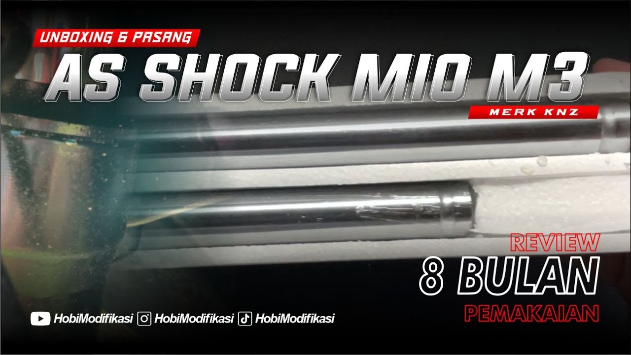Project Mio M3 Benerin Shock Depan