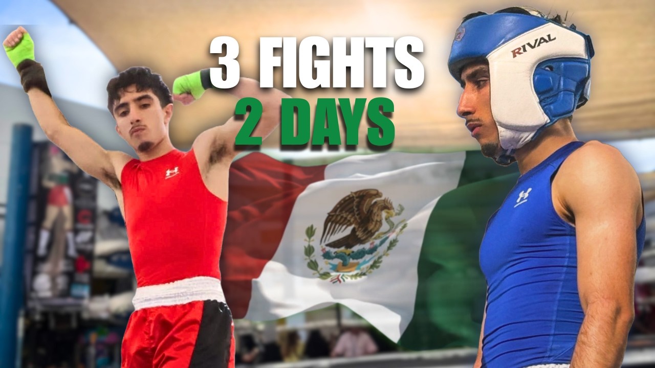 I flew to Mexico for 3 boxing matches...