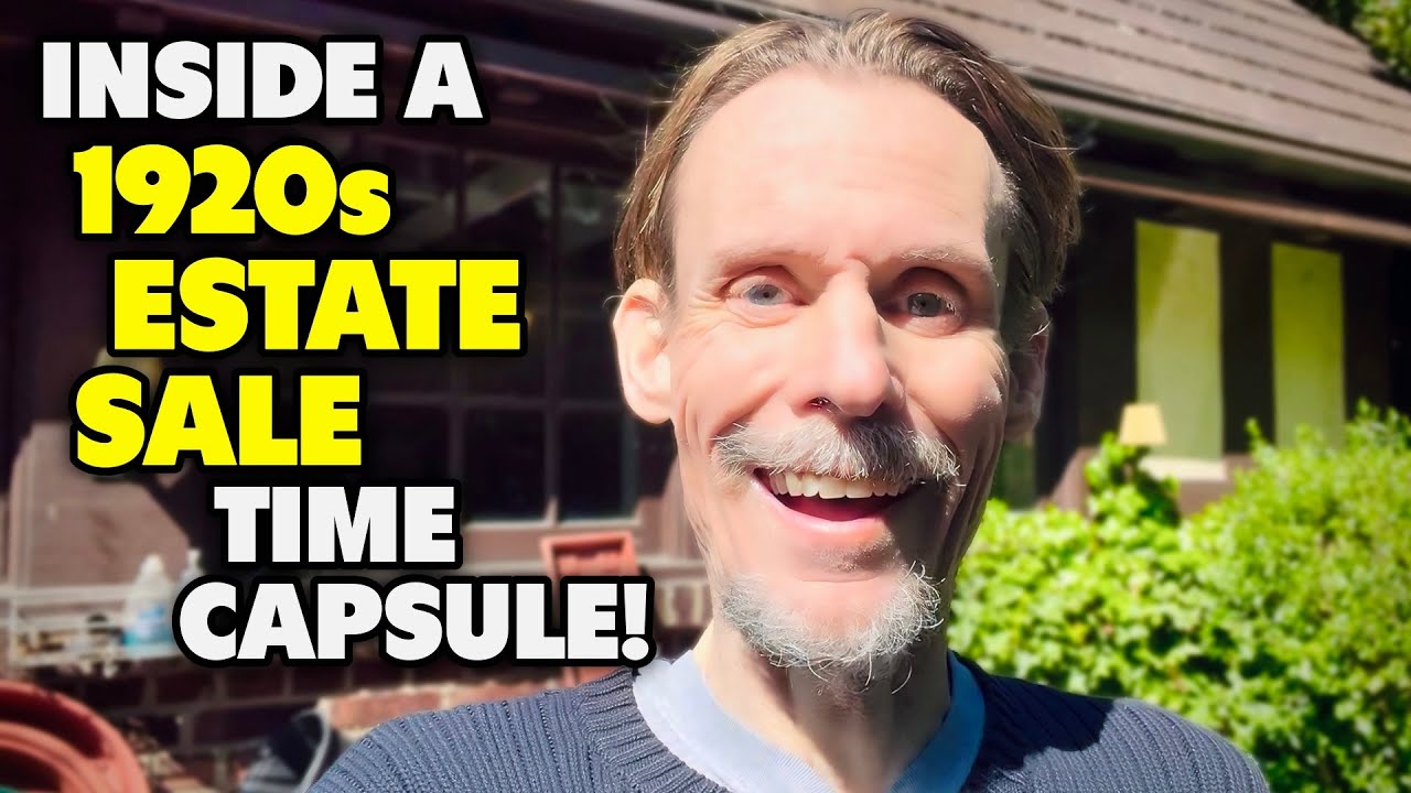 Exploring a 1920s Estate Sale Frozen in Time, Full of Antique & Vintage Finds!