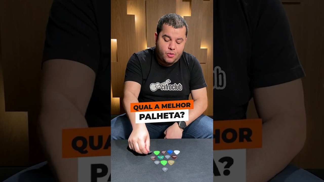 voc&ecirc; sabe qual a melhor palheta pra voc&ecirc; usar ??? #guitarra #music #dicas #palhetada #shorts
