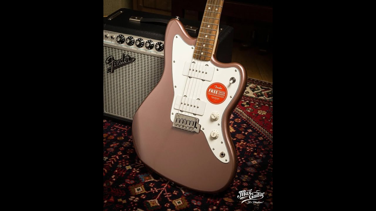 я купил джазмастер | Fender Squier Affinity Jazzmaster LRL Burgundy Mist обзор