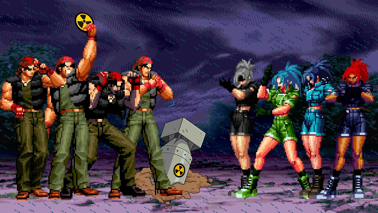 [KOF Mugen] Ralf Jones Team vs Leona Heidern Team