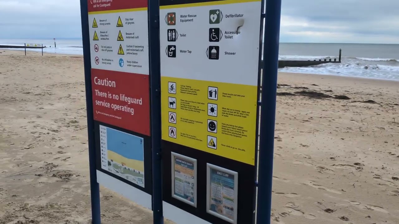 Bournemouth Pier to Boscombe Pier Walk | Calm Coastal Stroll 