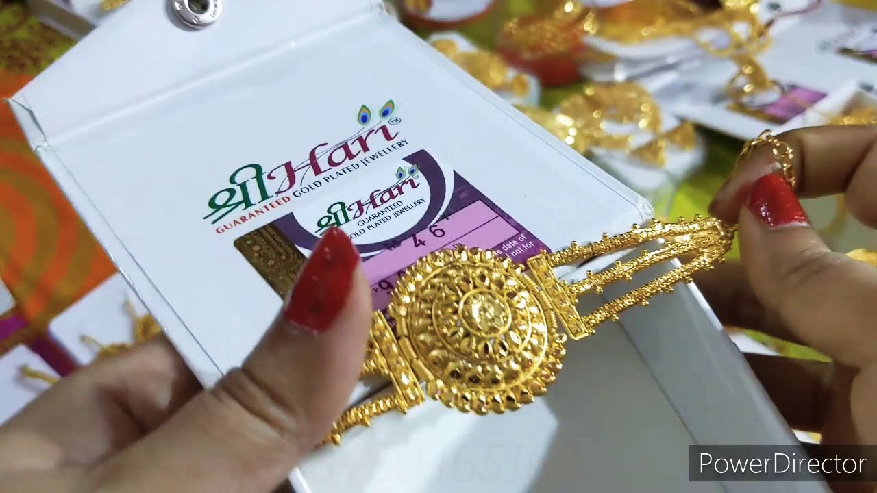 Gold plated jewellery Shree Hari