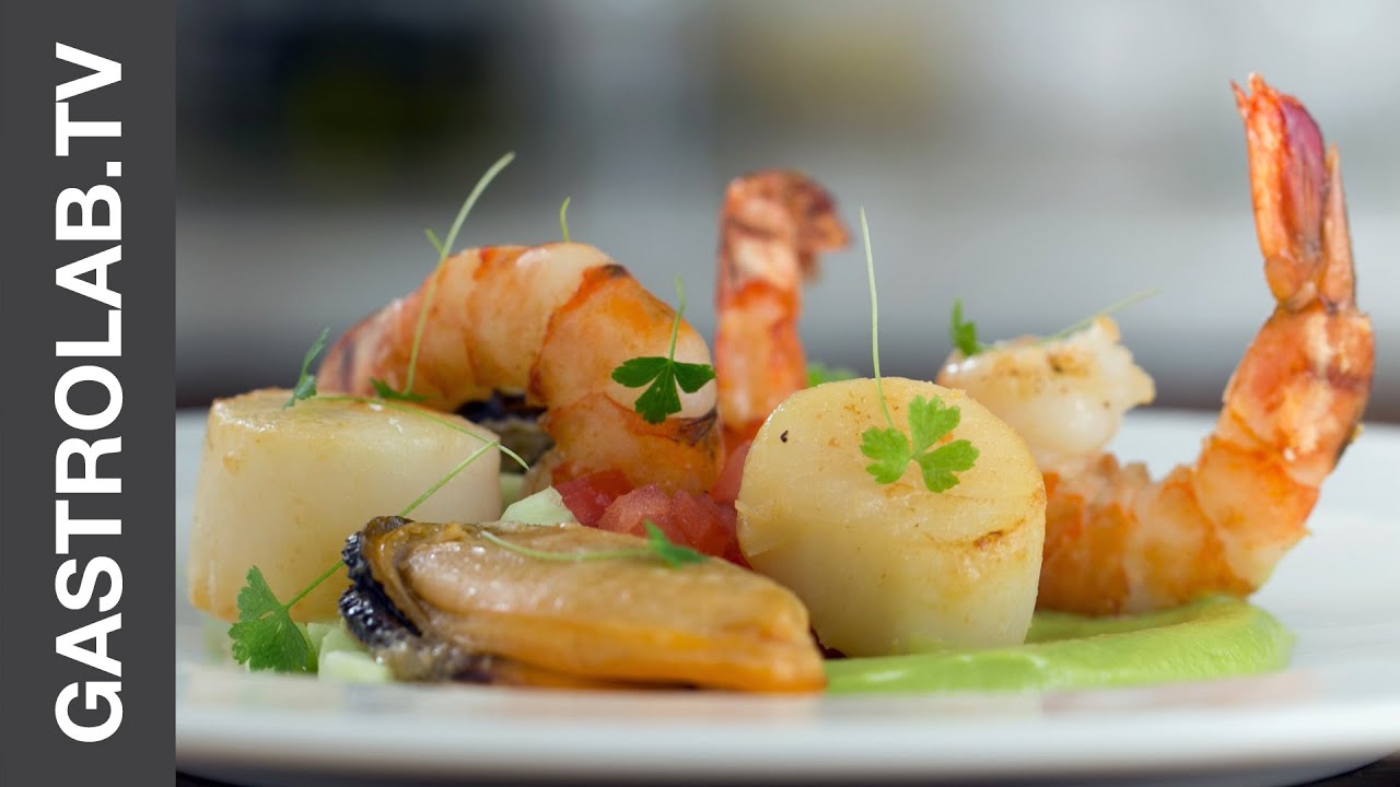 Seafood Salad with Avocado Wasabi Lime Dressing || Quick & Easy Recipes || Gastro Lab