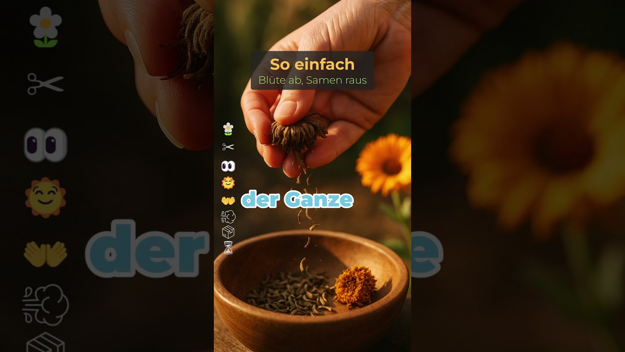 Mit diesem Trick hast du nie wieder teure Samen!