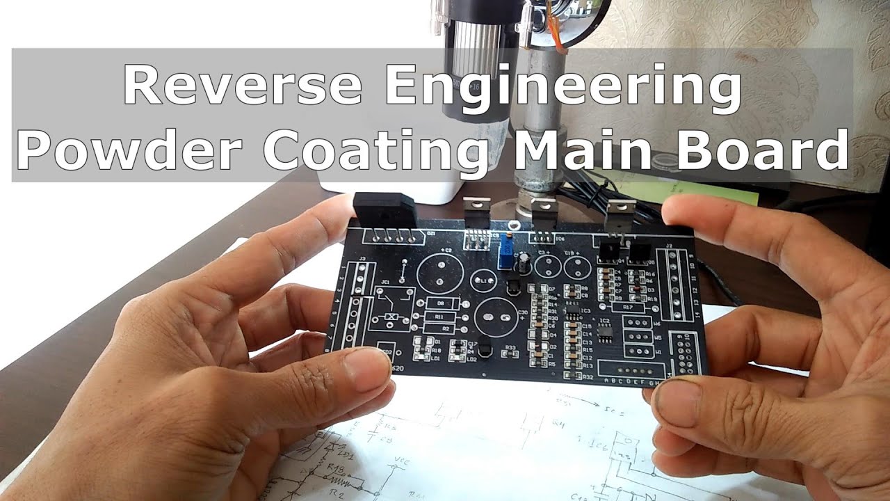 Reverse Engineering the Gema Powder Coating Gun Main PCB (Part 1)