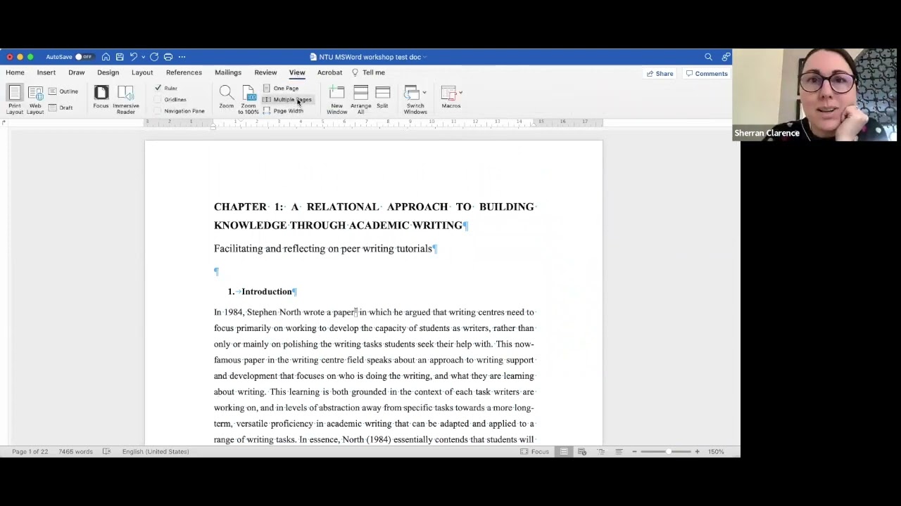 MSWord series #1: Checking your formatting (tips and tools)