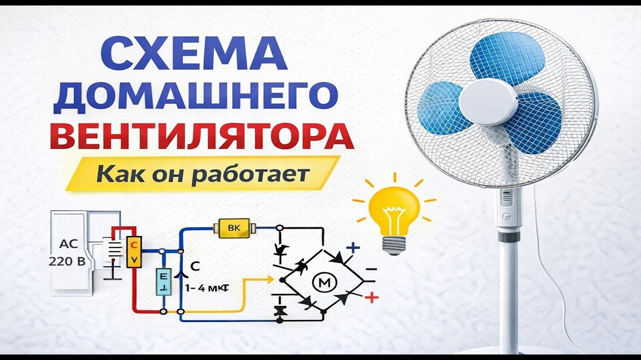 Устройство и принцип работы вентилятора