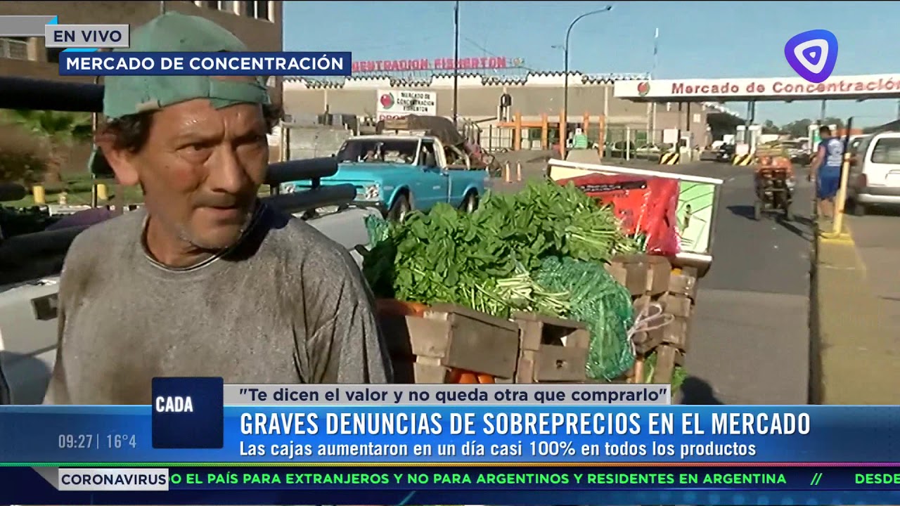 Denuncian sobreprecios en el mercado de concentración de Fisherton