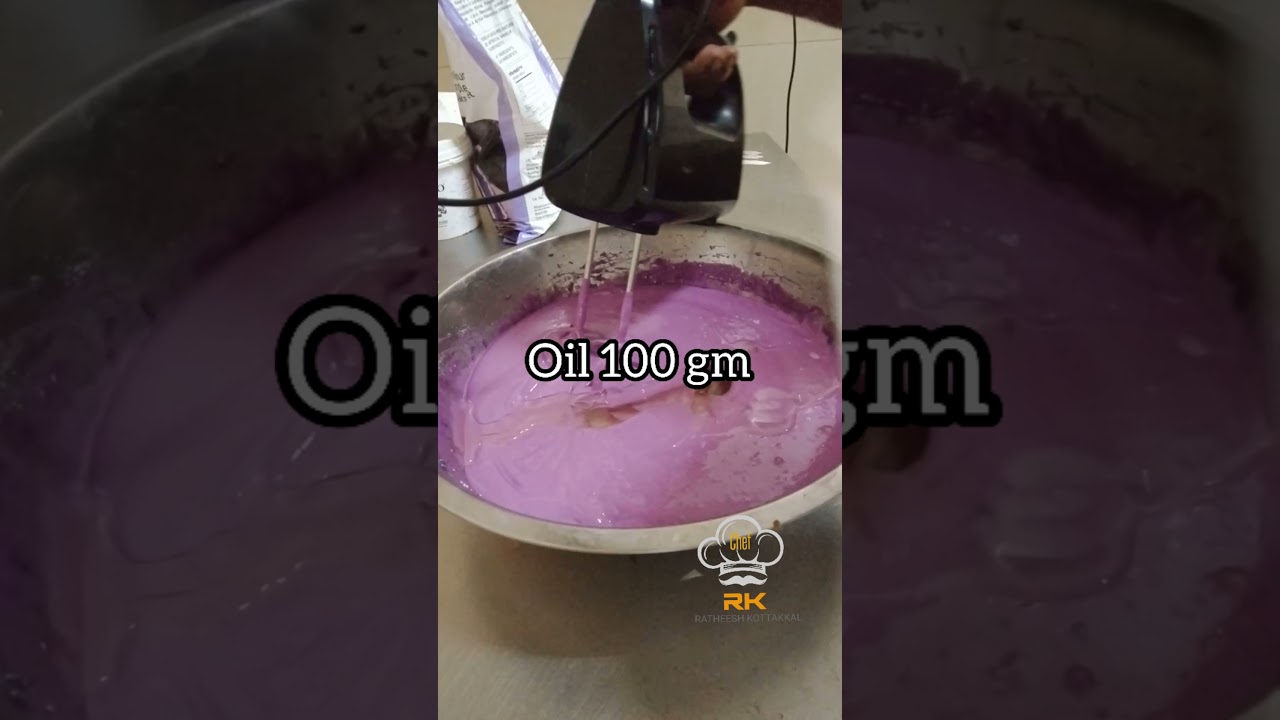 how to make purple cake sponge