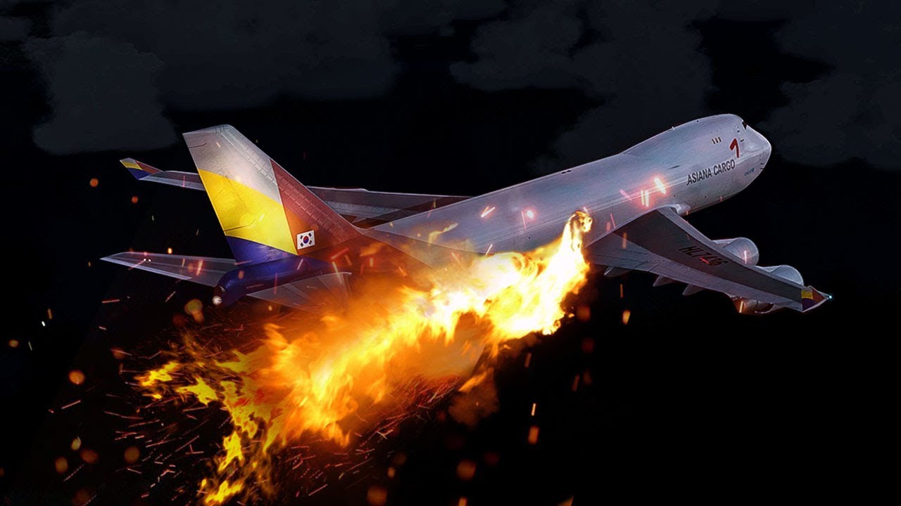 Boeing 747 on Fire Explodes Mid-Air | Asiana Airlines Flight 991 | 4K