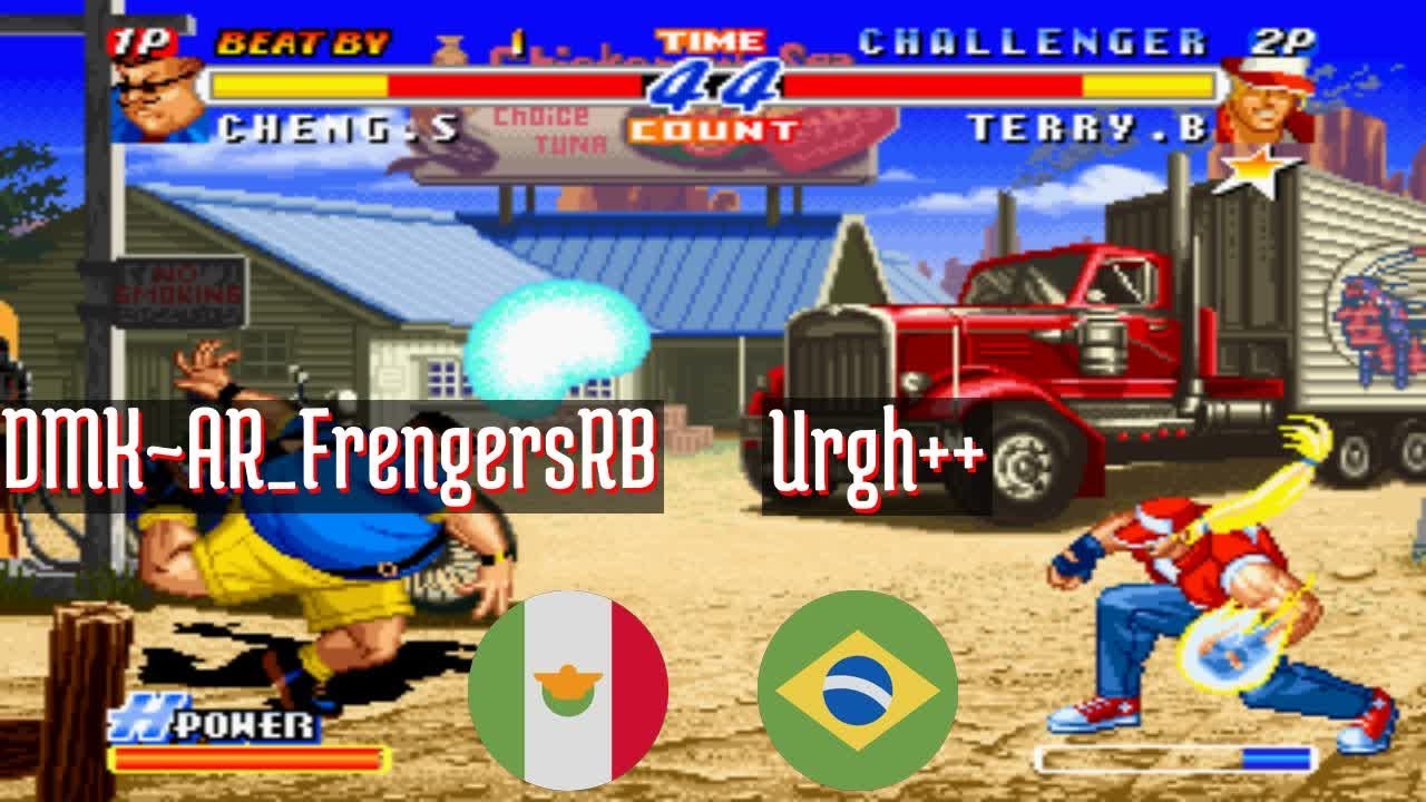 FT5 @rbff2h: DMK~AR_FrengersRB (MX) vs Urgh++ (BR) [Real Bout Fatal Fury 2 rbff2 Fightcade] Jun 14