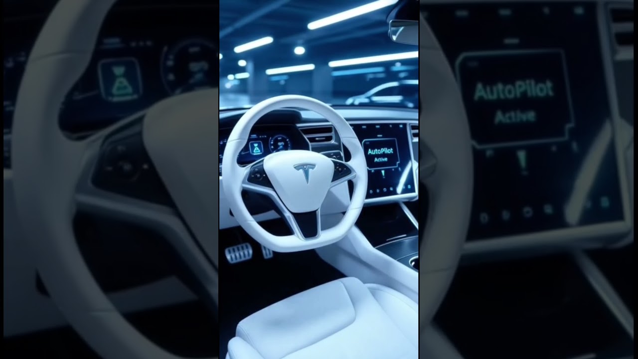 Tesla Autopilot System #teslaautopilot   #autotech  #FutureCars #electricvehicle #shorts #ytshorts