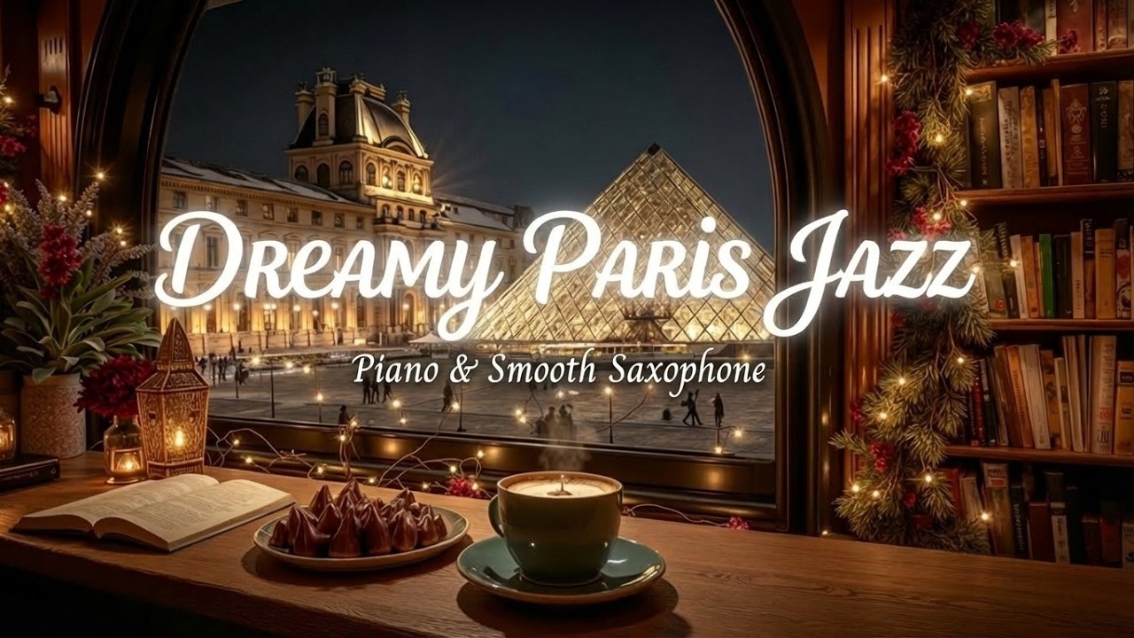 Уютный парижский джаз | Фортепианная музыка для учебы, сна и снятия стресса