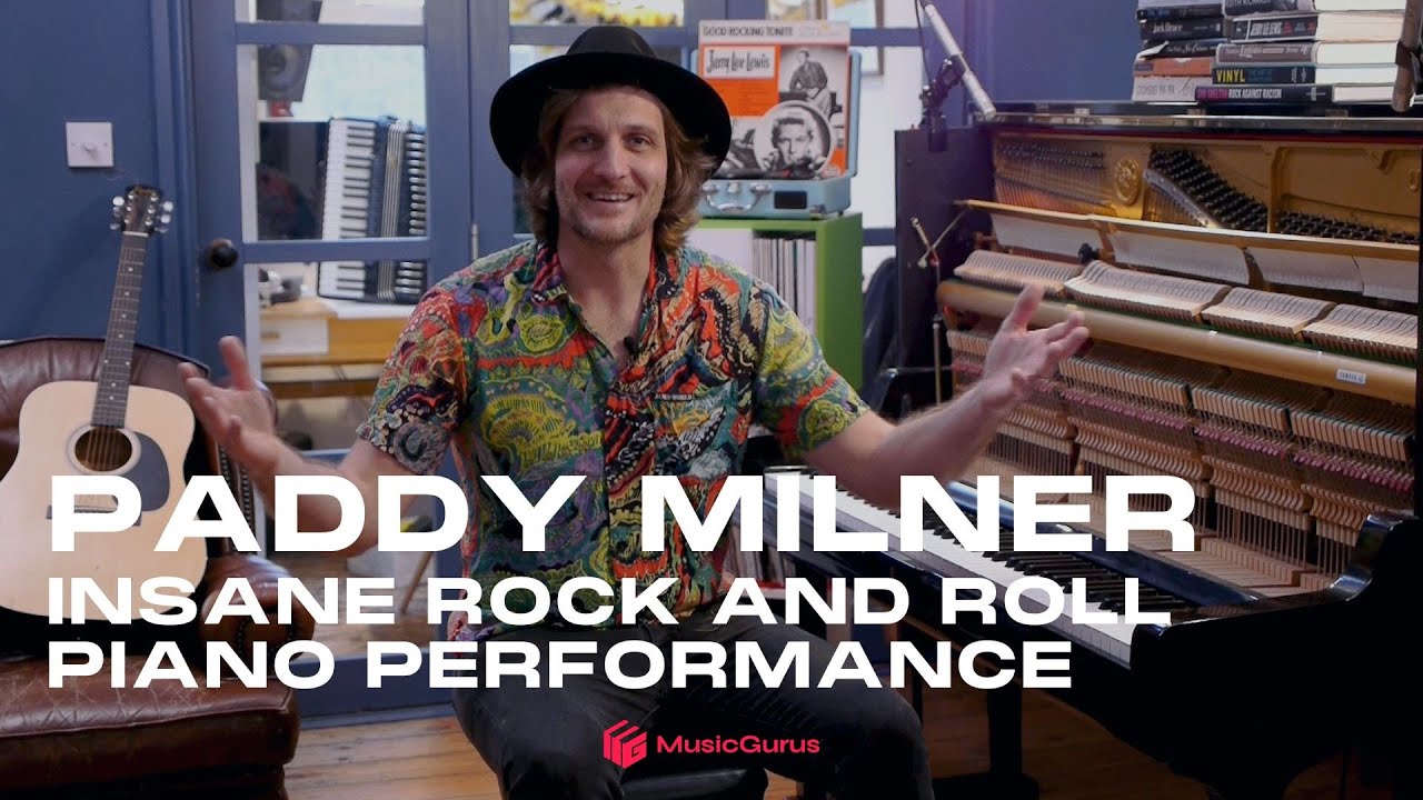 Paddy Milner Insane Rock and Roll Piano Performance
