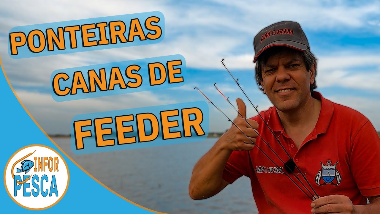 Ponteiras para as canas de pesca com feeder