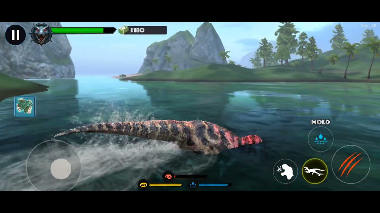 jugando con el ceratosaurus en Jurassic Clash primar 