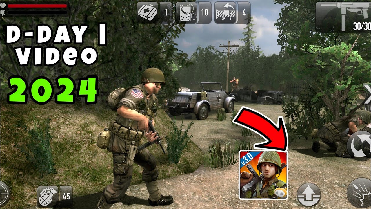 Frontline Commando: D-Day | video Full Gameplay Walkthrough HD Android💣🔥
