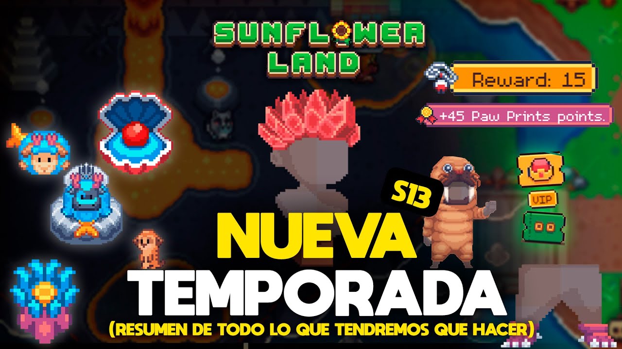 🚀Así PODRÍA VERSE LA NUEVA TEMPORADA  S13⚙️ Todo lo que DEBERIAS SABER #play2earn #sunflowerland