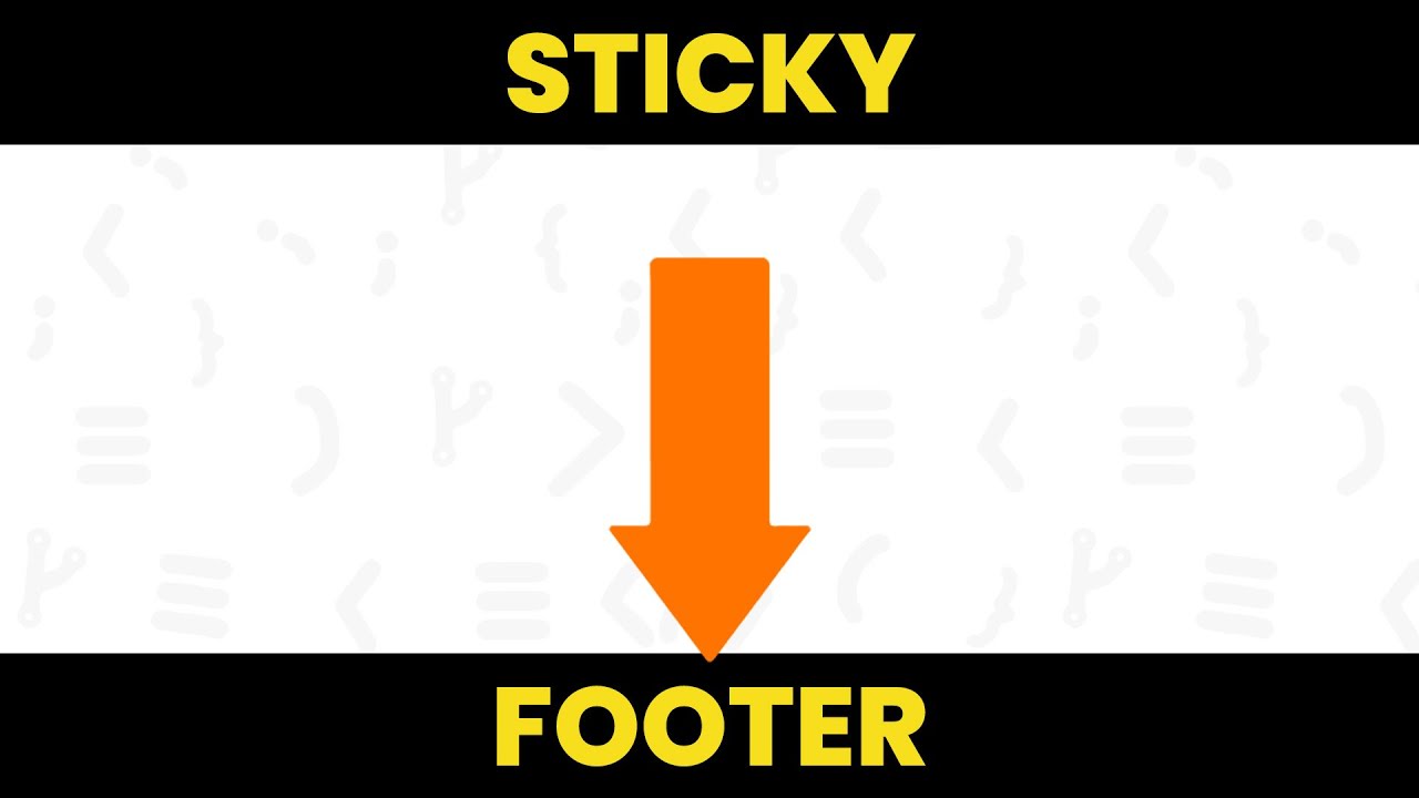 How to Create a Sticky Footer with HTML and CSS